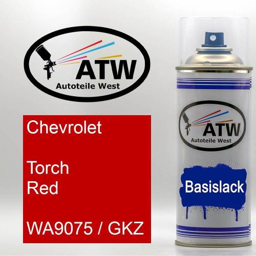 Chevrolet, Torch Red, WA9075 / GKZ: 400ml Sprühdose, von ATW Autoteile West.